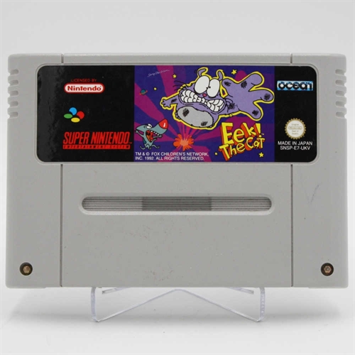 Eek The Cat - SNES - Cartridge - (UKV) (B Grade) (Genbrug)